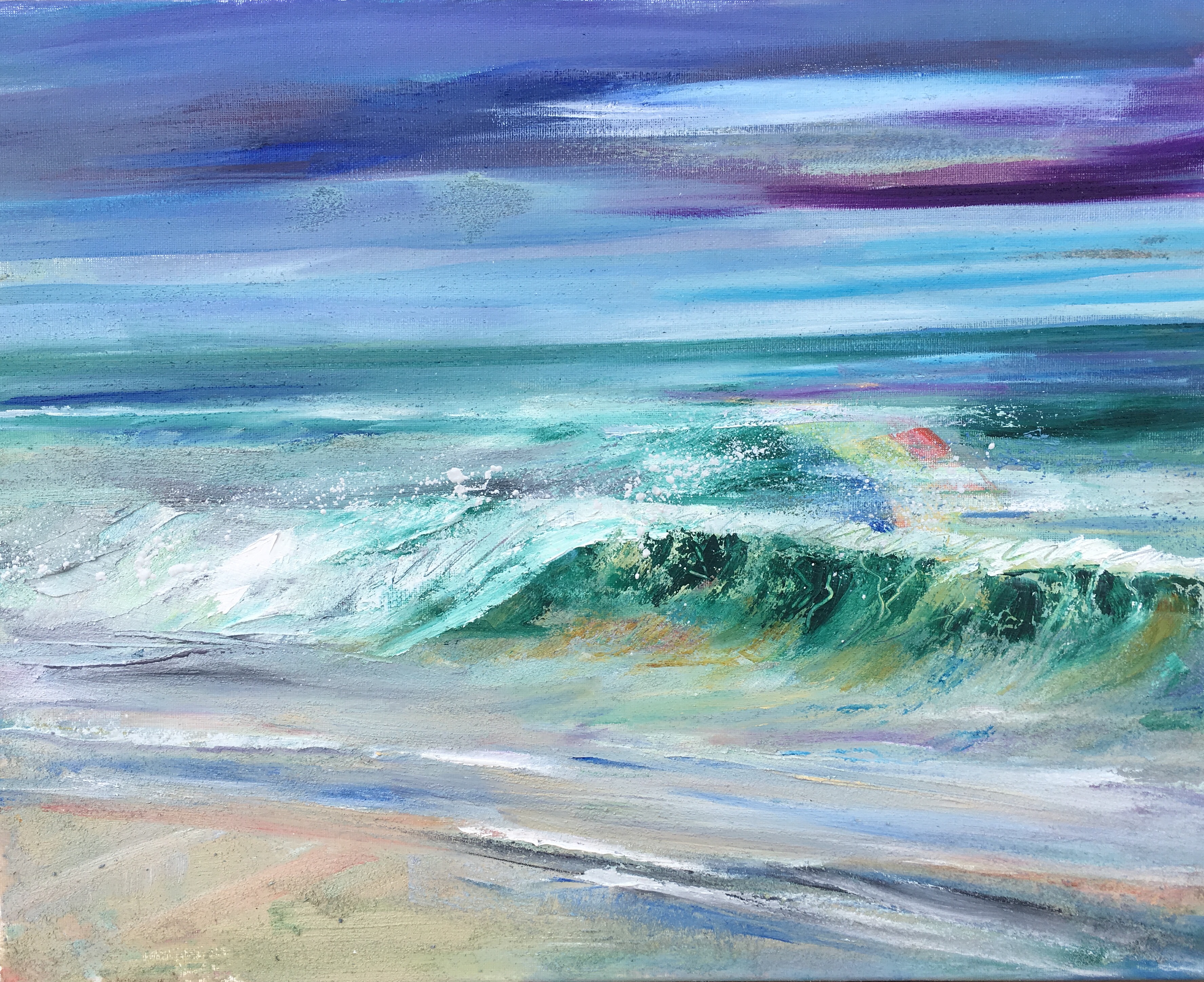 Scottish seascape kirsten harris art